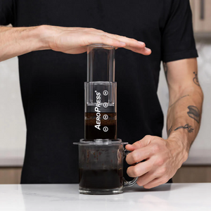 AeroPress Coffee Maker-NEW - Clear 3-in-1 Coffee Press - Full Bodied Flavor Without Grit