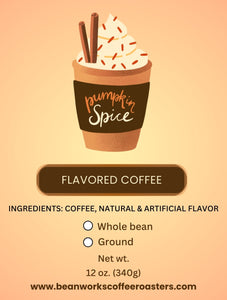 PUMPKIN SPICE "FLAVORED COFFEE"